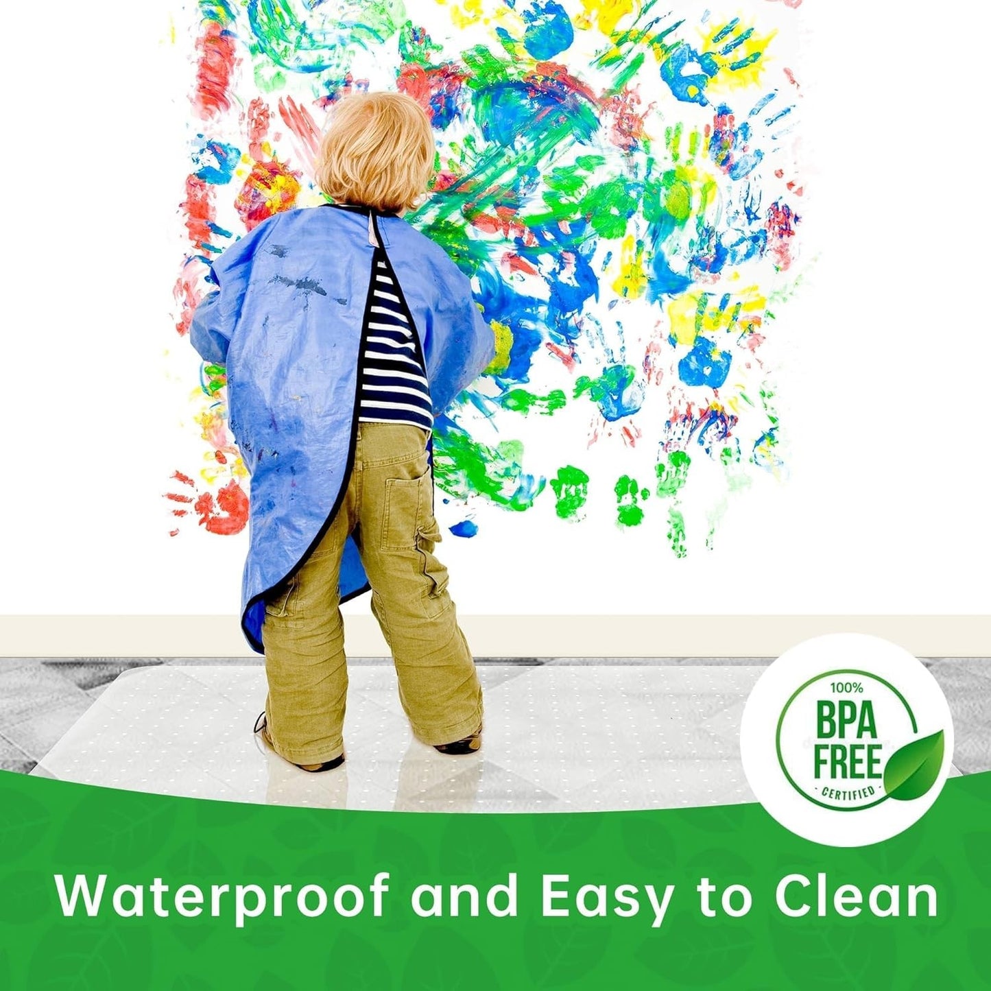 BVIMON Large Pink Carpet Office Chair Mat 120x90cm for Low-Pile Floors AU