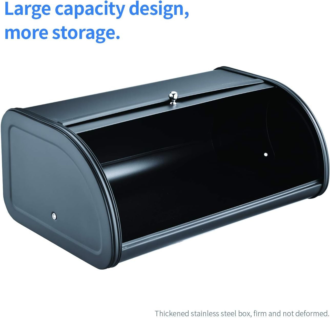 HILFA Stainless Steel Bread Box with Roll Up Lid for Kitchen Storage AU Online