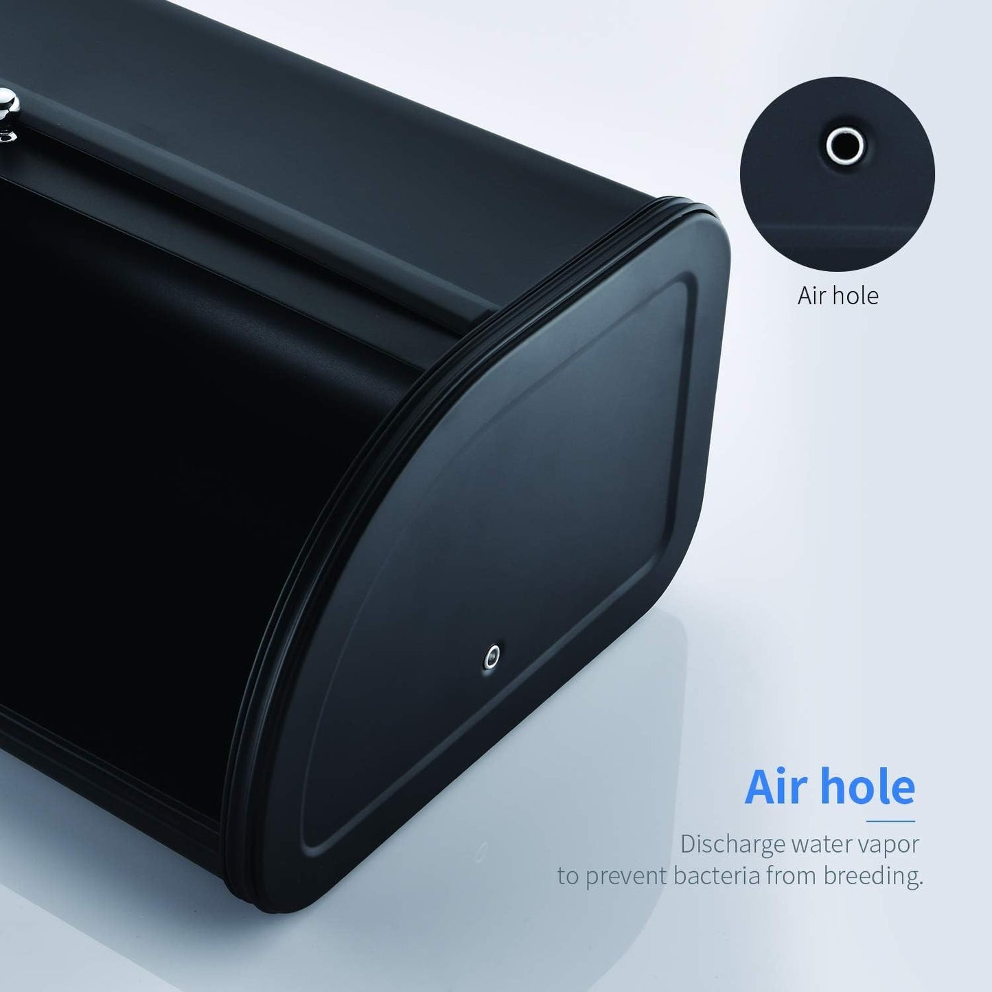 HILFA Stainless Steel Bread Box with Roll Up Lid for Kitchen Storage AU Online