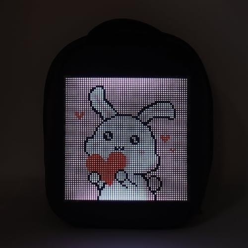 Walfront LED Backpack with Programmable Colorful Display for Travel Australia