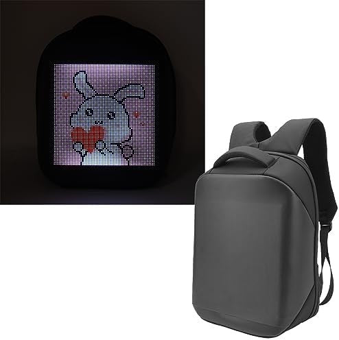 Walfront LED Backpack with Programmable Colorful Display for Travel Australia