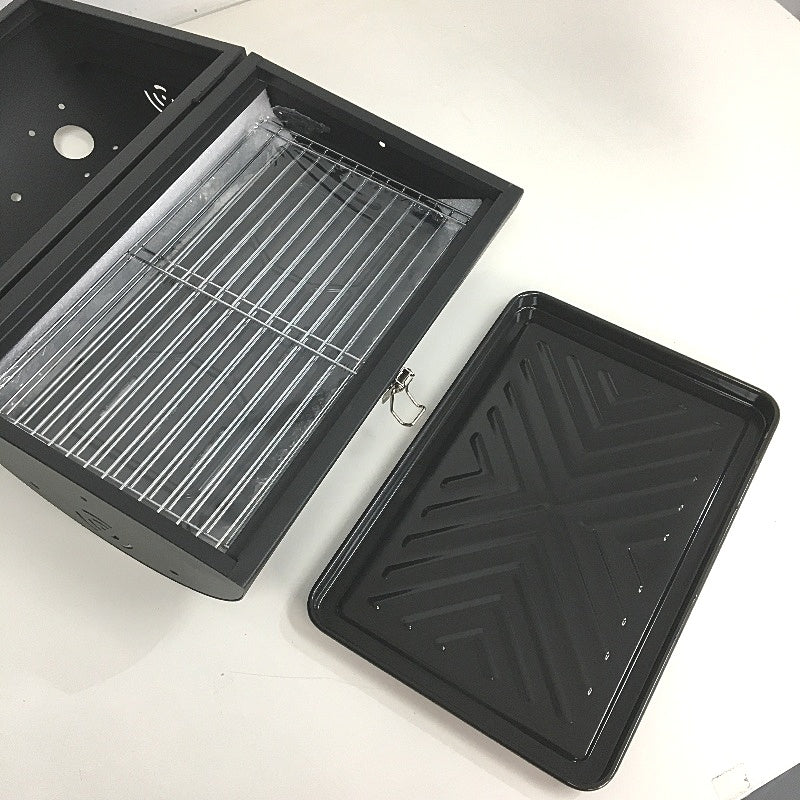 Portable Small Charcoal Grill TKL-01 34x22cm Picnic Camping Black NEW