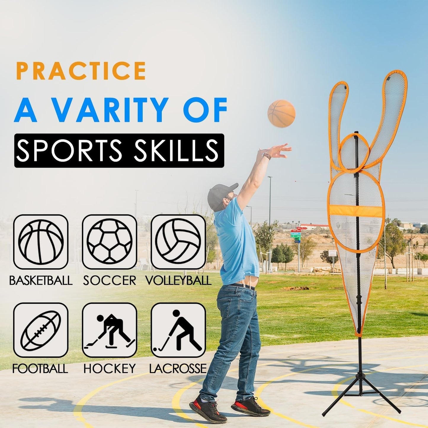 MR Dummy Defender Portable Height Adjustable Training Mannequin for Sports