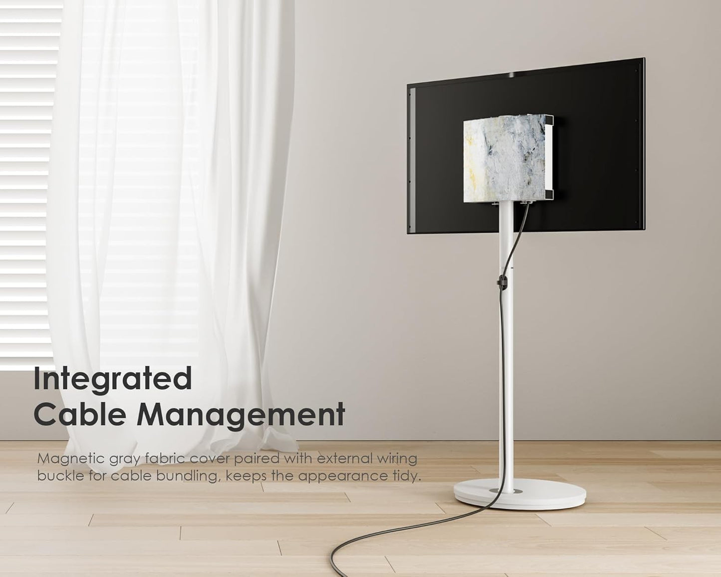 FITUEYES Minimalist Rolling TV Cart for 24-48 Inch TVs with Wheels... DEMO