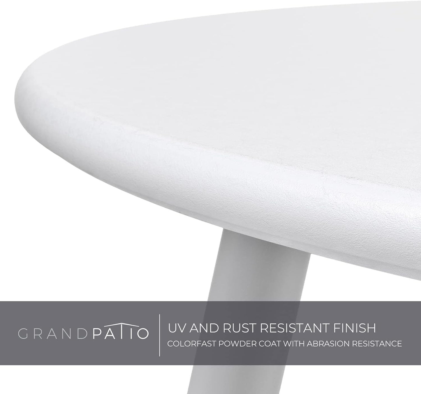 Grand Patio 18-Inch Round Outdoor Side Table for Bistro Balcony Australia DEMO