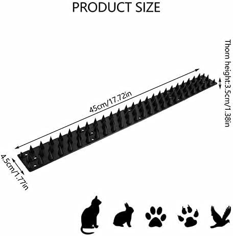 24pc Bird Spikes for Effective Pest Control on Fences and Walls AU