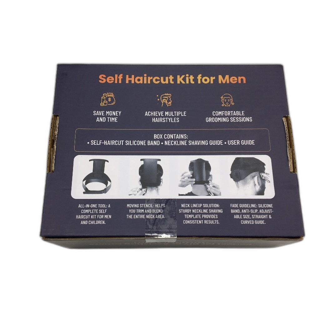 247Groomed 2 Piece Neck to Head Self Haircut Shaving Stability Kit NEW