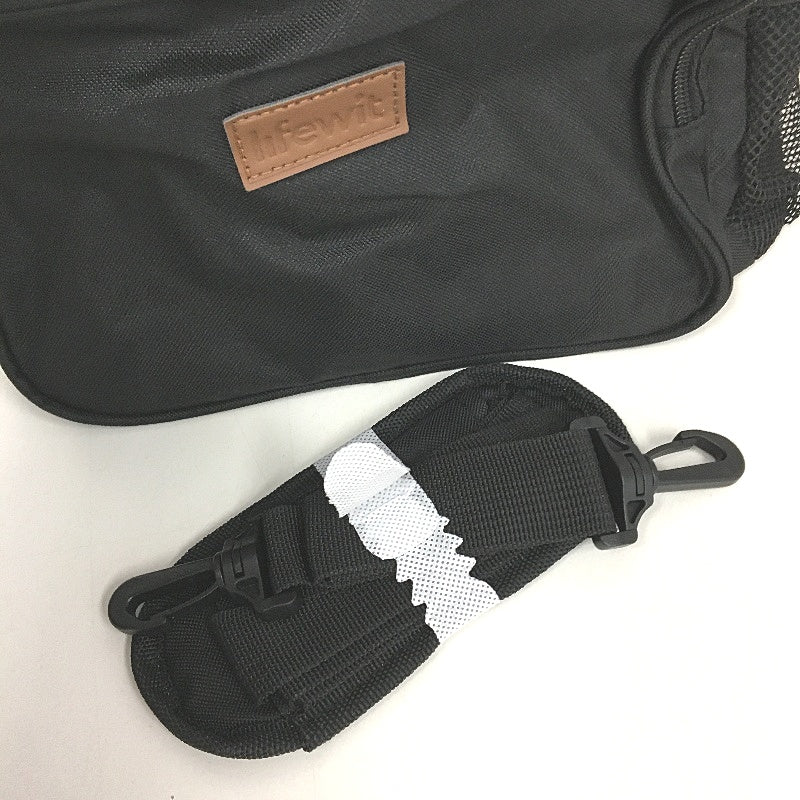 LIFEWIT 15 Litre Insulated Cooling Large Tote Lunch Bag in Black NEW