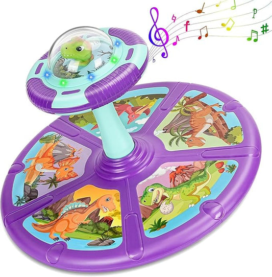 Dinosaur Sit and Spin Spinning Stool for Toddlers Ages 18 Months Up DEMO