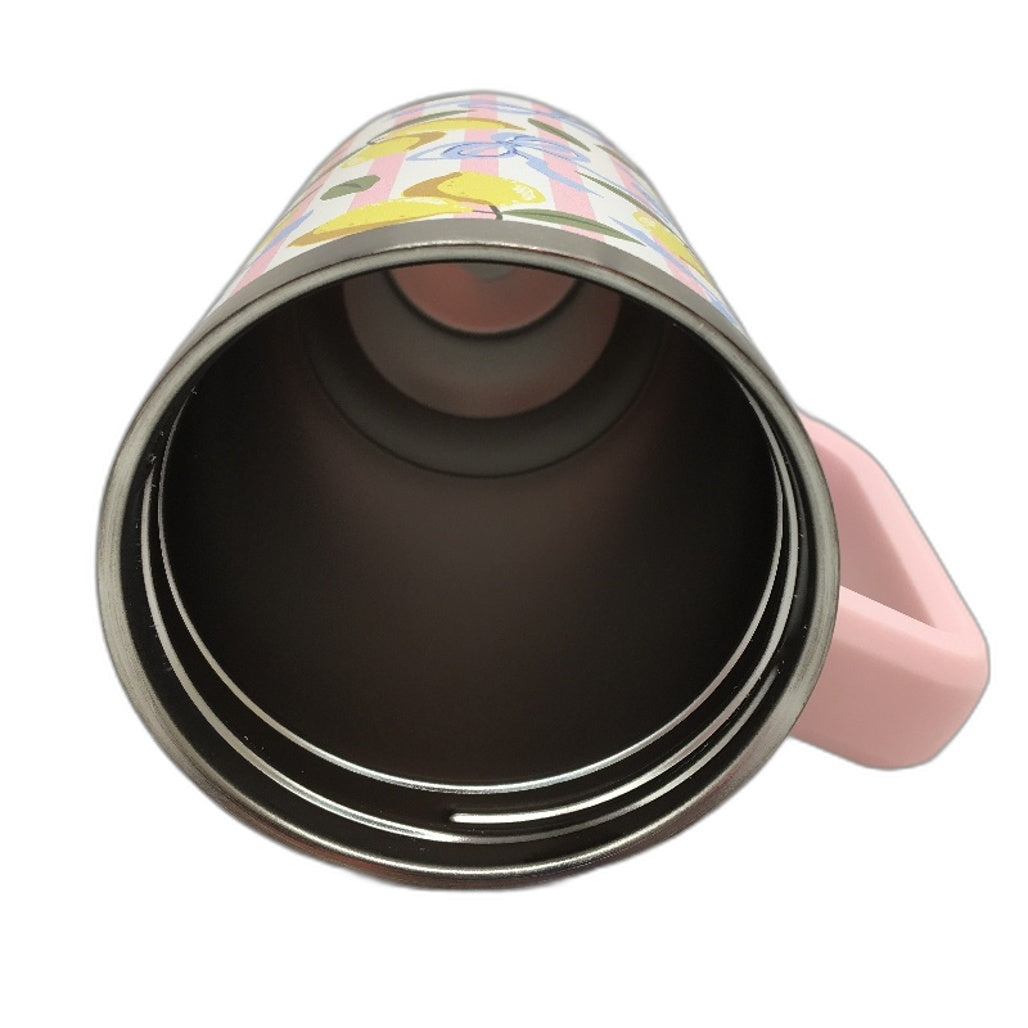 Lemon Bow 1.18L Jumbo Tumbler with Handle and Insulated Lunch Bag Bundle NEW