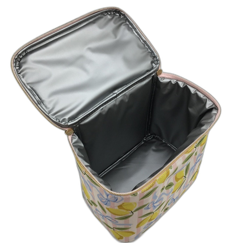 Lemon Bow 1.18L Jumbo Tumbler with Handle and Insulated Lunch Bag Bundle NEW