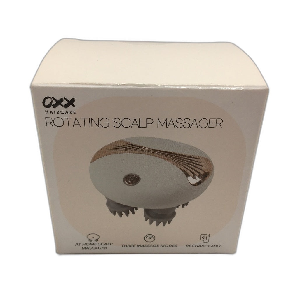 OXX Haircare 3 Speed Rechargeable Rotating Scalp Massager NEW