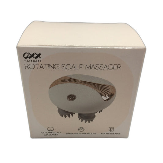 OXX Haircare 3 Speed Rechargeable Rotating Scalp Massager NEW