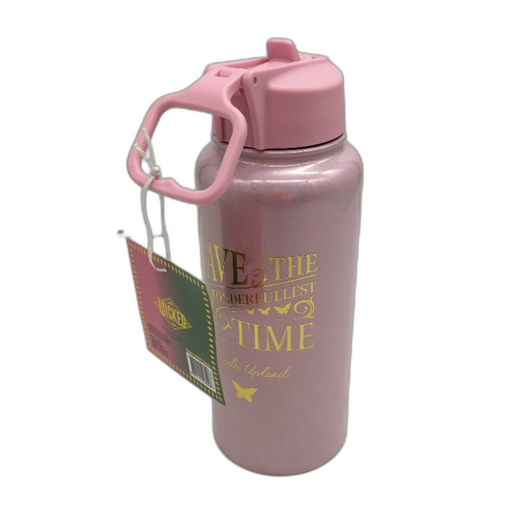 Wicked Glinda Pink 960ml Bottle and 2pc Mug Set Drinkware Bundle NEW