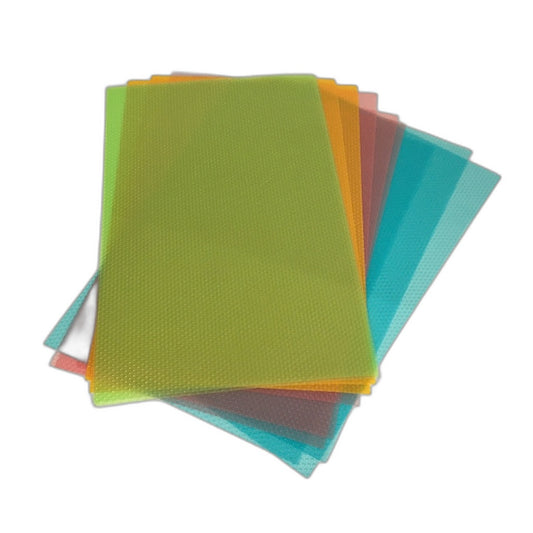 10 Pieces Refrigerator Fridge Shelf Liners Multicolour 17.7 x 11.4 Inch NEW