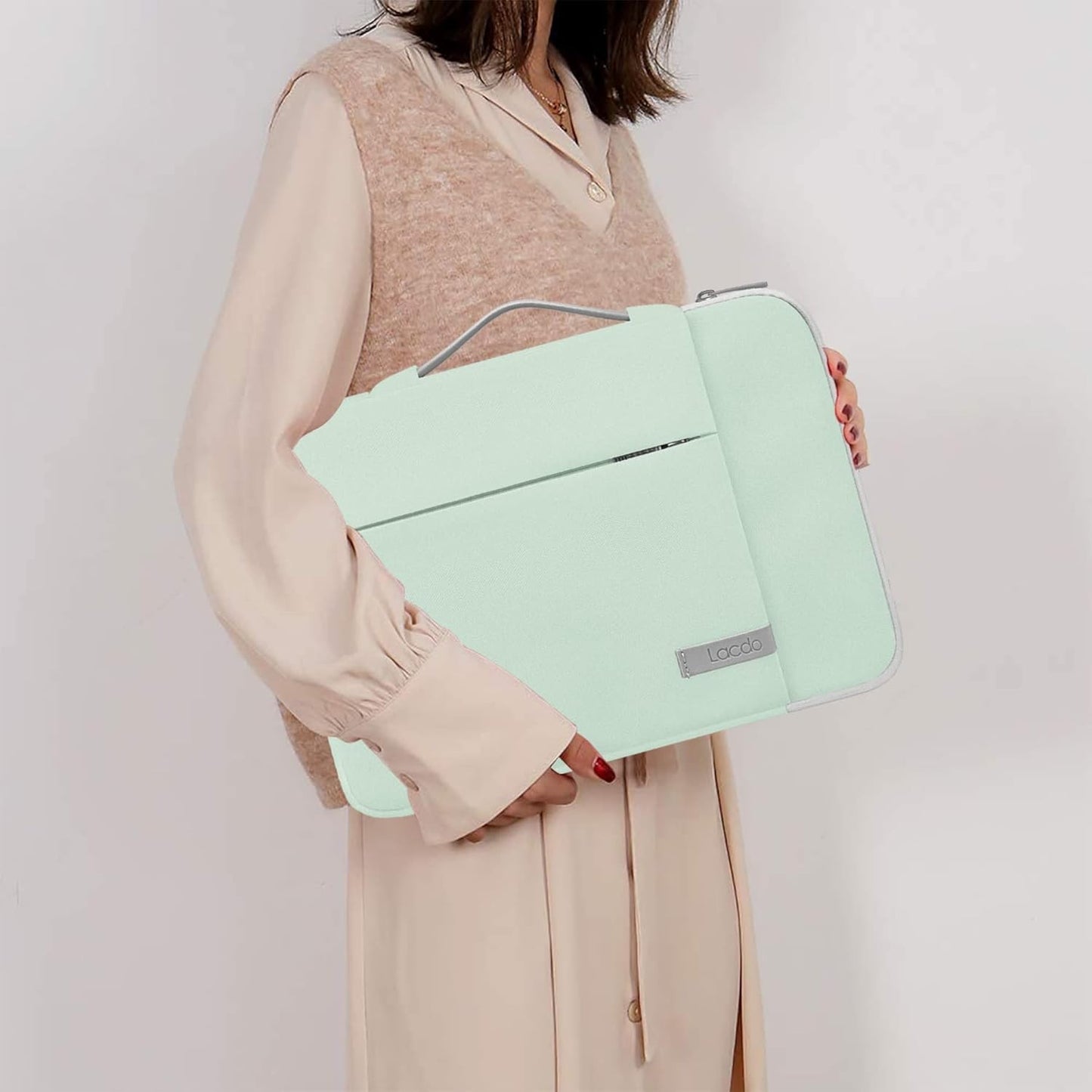 Lacdo 360° Protective Laptop Sleeve Case for 15 Inch MacBook Air Green AU