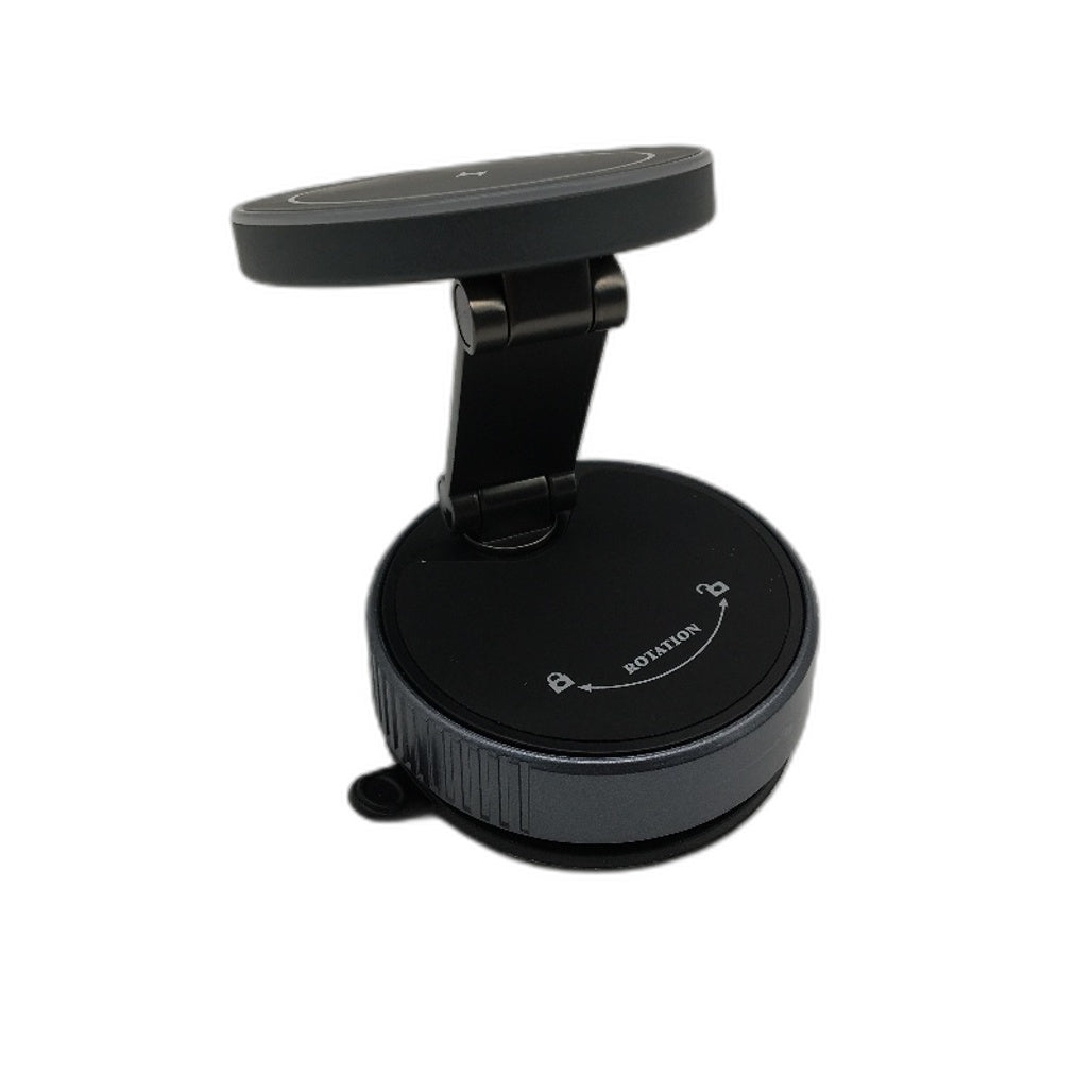 Wireless Charging Car Phone Holder Stand RGB Lighting Type C 15W Fast Charge NEW