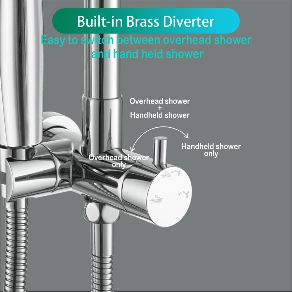 Tamefox 10" Rain Shower Set with 8-Mode Spray and Water Filtration Online AU