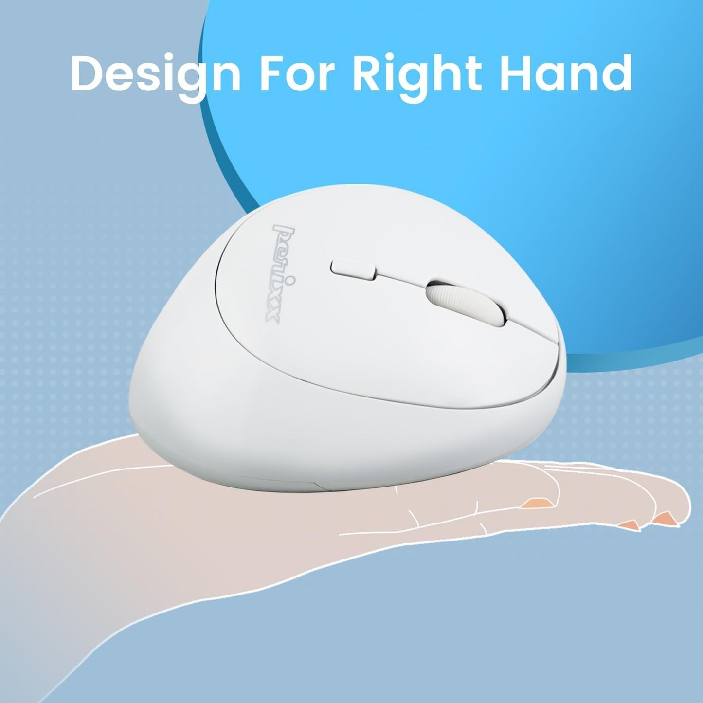 Perixx PERIMICE-719 Ergonomic Vertical Mouse for Small Hands