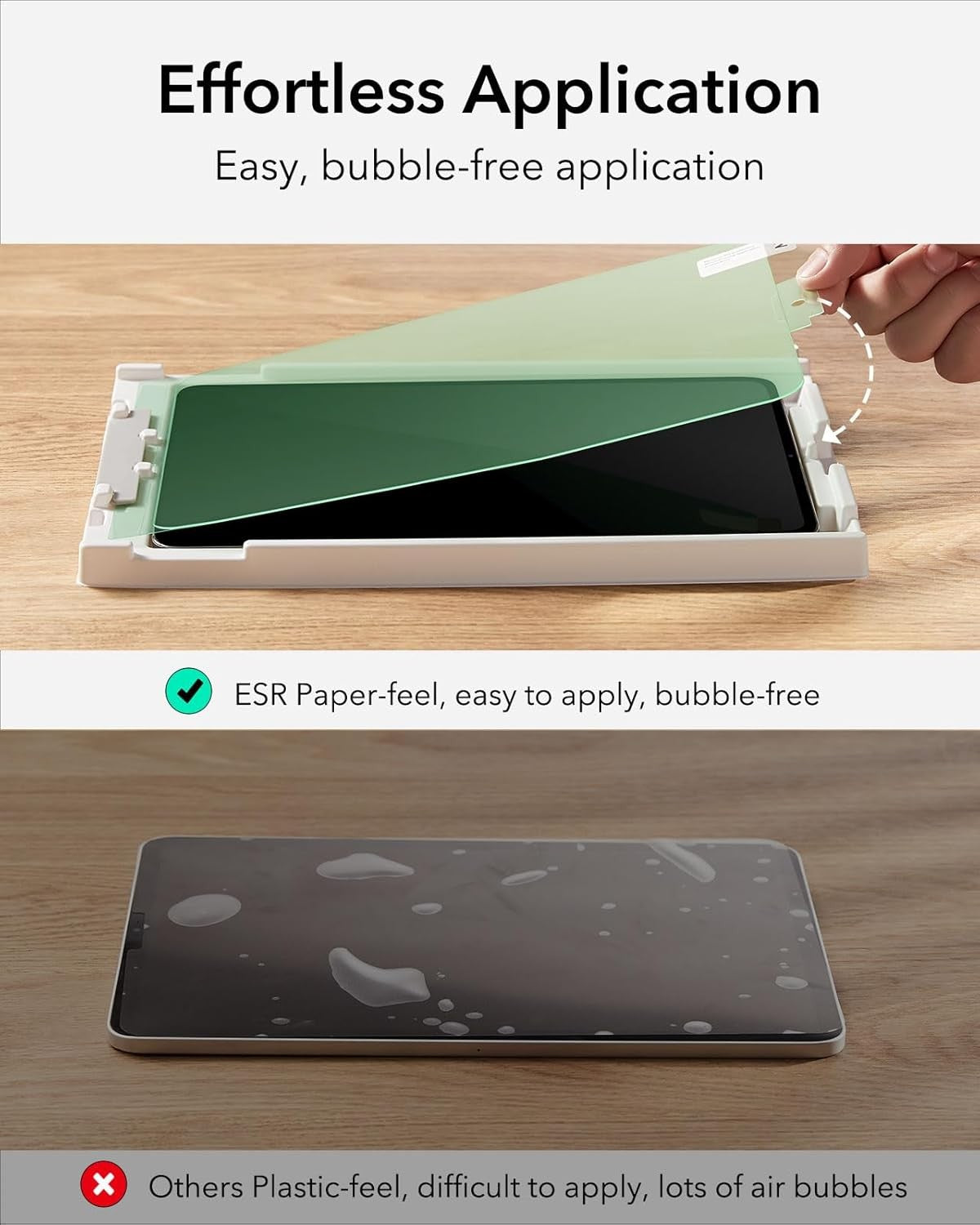 ESR Screen Protector 2 Pack Paper-Feel for iPad Air 5/4 10.9" Pro 11" Matte