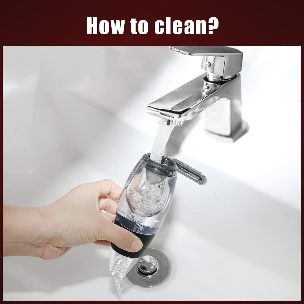 AIKARO Wine Aerator and Decanter with Filter Base for Red