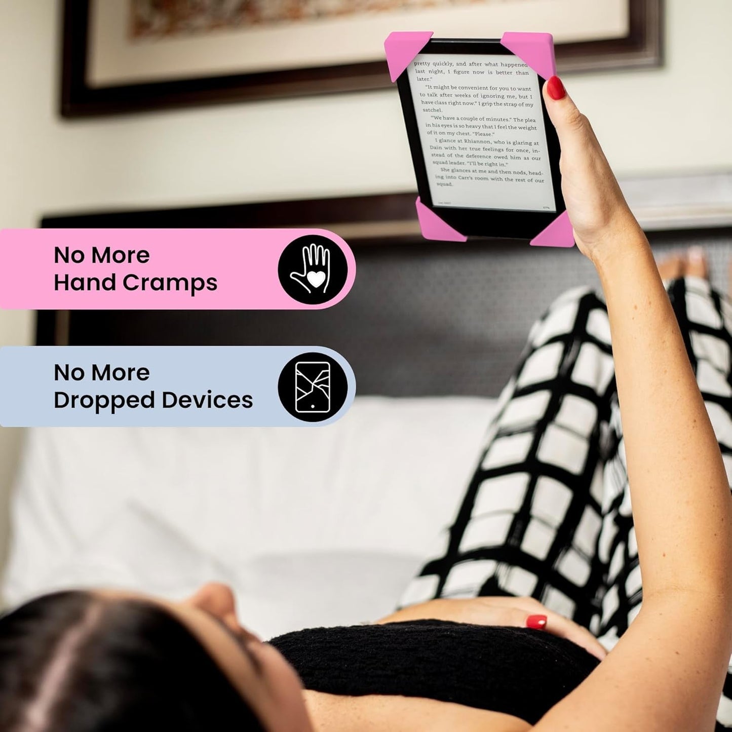 Strapsicle Candy Pink Silicone Hand Strap for Kindle & Kobo Devices