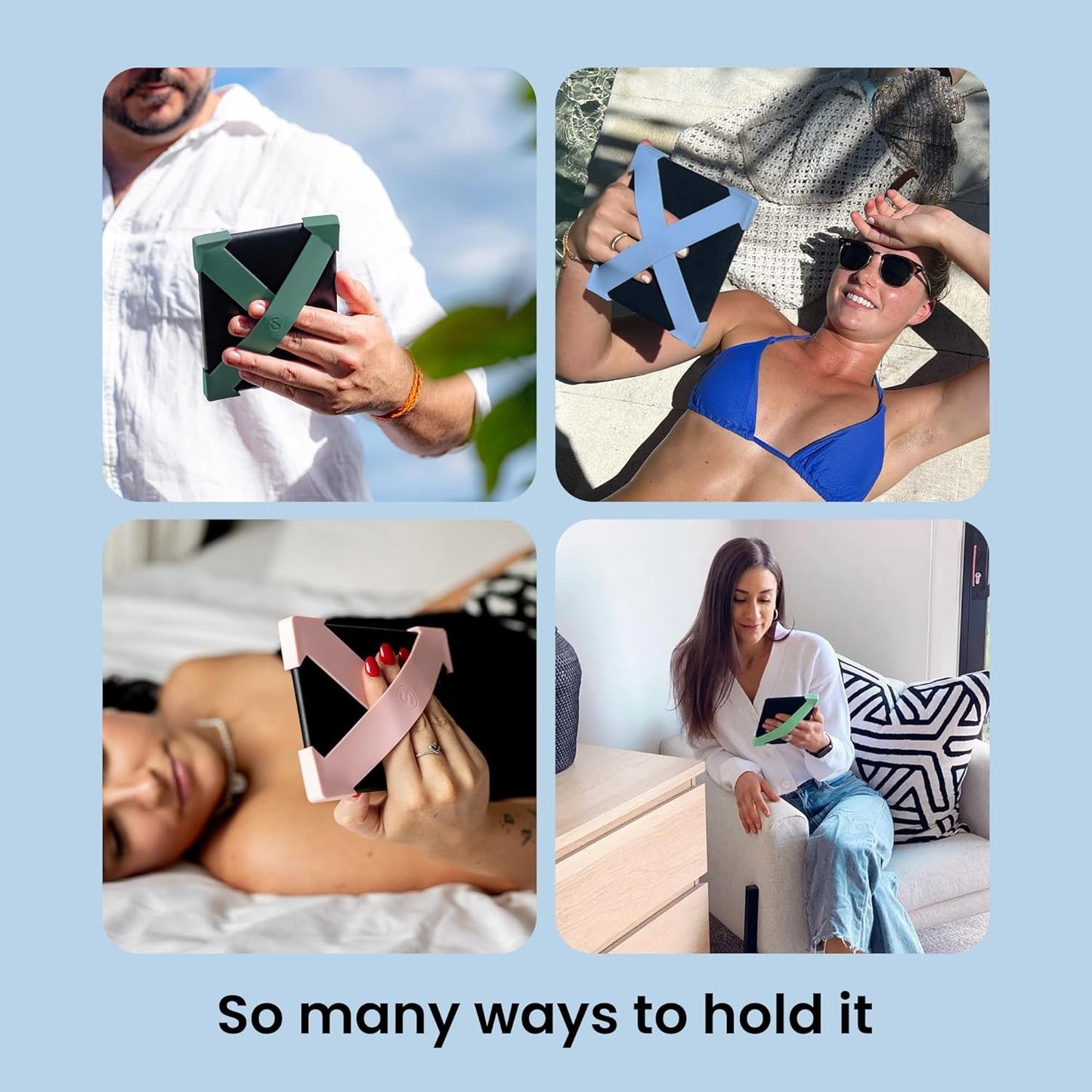 Strapsicle Candy Pink Silicone Hand Strap for Kindle & Kobo Devices