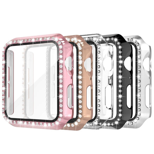 Simpeak Bling Screen Protector Case for Apple Watch Series 10 44mm