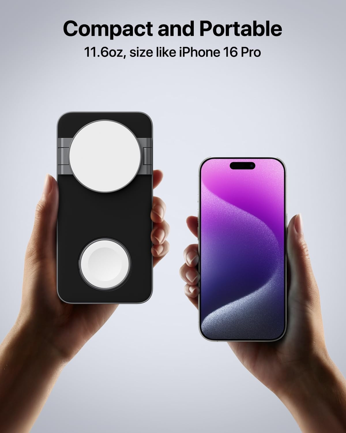 KEEPRO T8 3-in-1 Wireless Charger Station Fast Charging Stand for Apple...