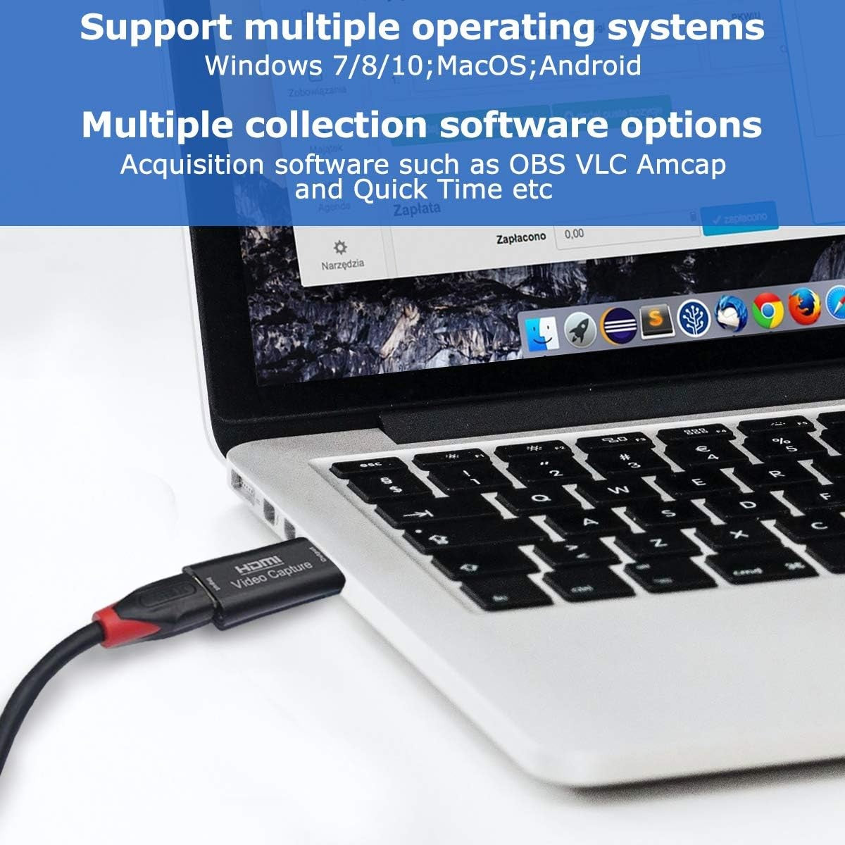 Extenuating Threads 4K HDMI Video Capture Card for Streaming and Gaming