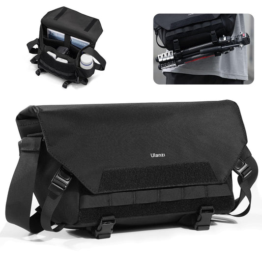 ULANZI Sling Camera Case with Tripod Holder Waterproof Crossbody Bag