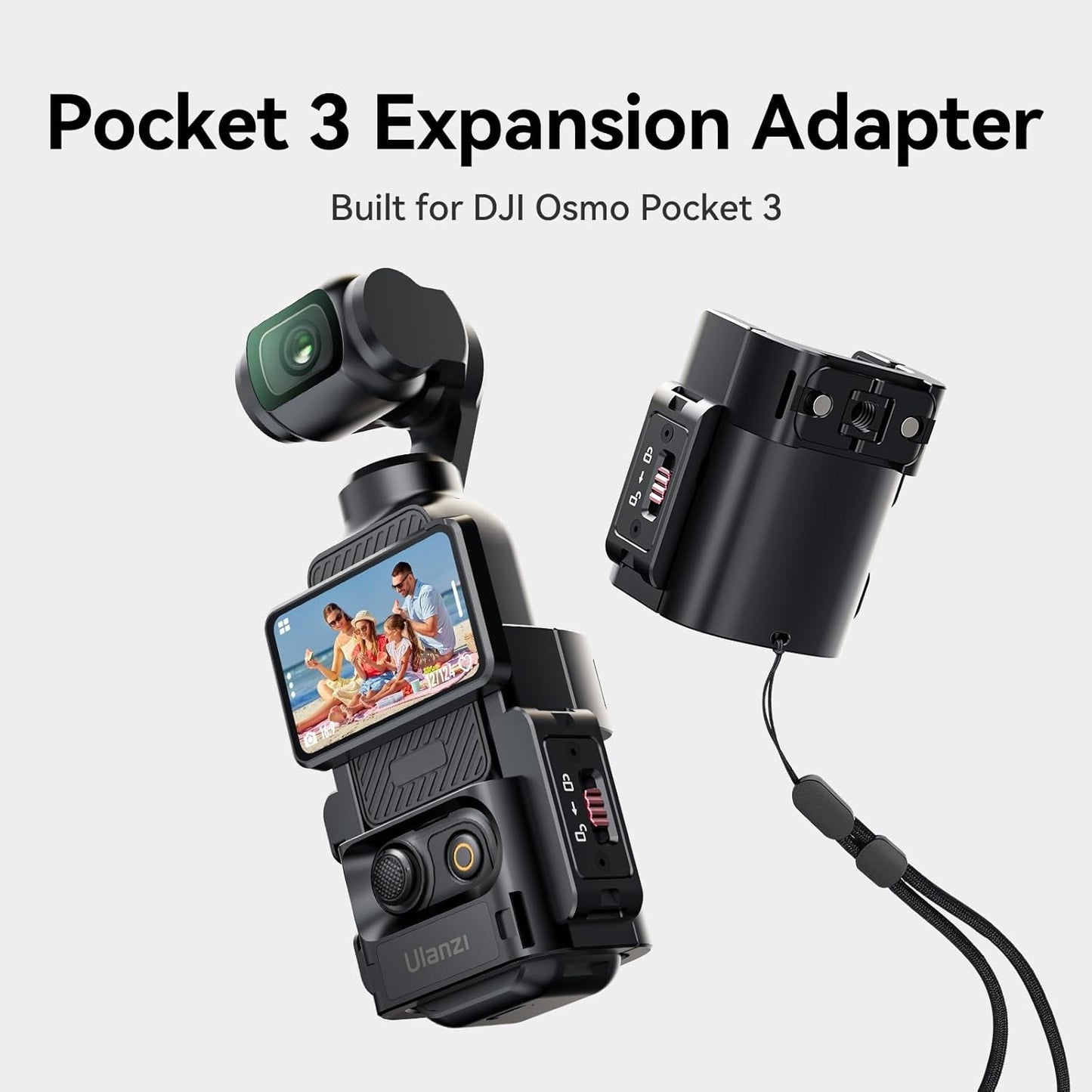 ULANZI PK-06 Expansion Adapter for DJI Osmo Pocket 3 Black