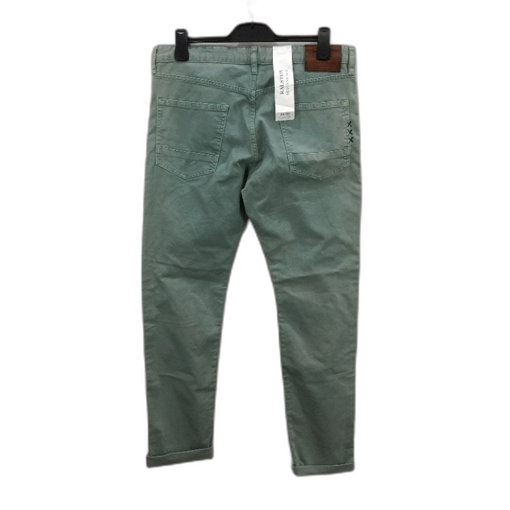 Scotch & Soda Green Ralston Regular Slim Lightweight Denim Jeans Mens 33/32 NEW