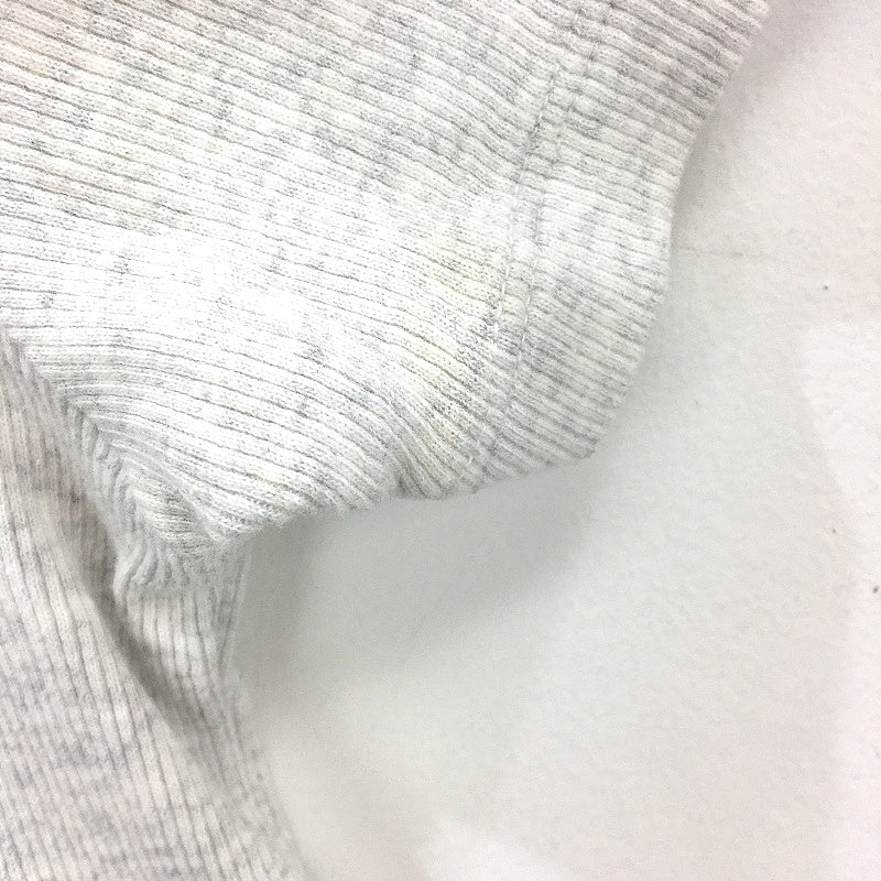 Seed Heritage Cream Grey Fleck Ribbed Basic Cotton T-Shirt Ladies Size Small