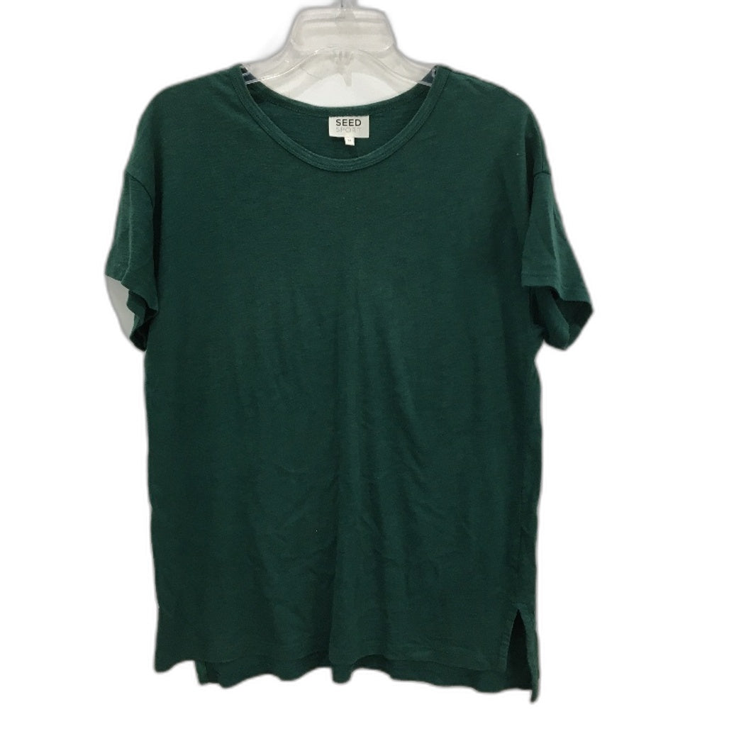 Seed Heritage Cotton Modal Sport Forest Green Basic Cotton T-Shirt Ladies XS