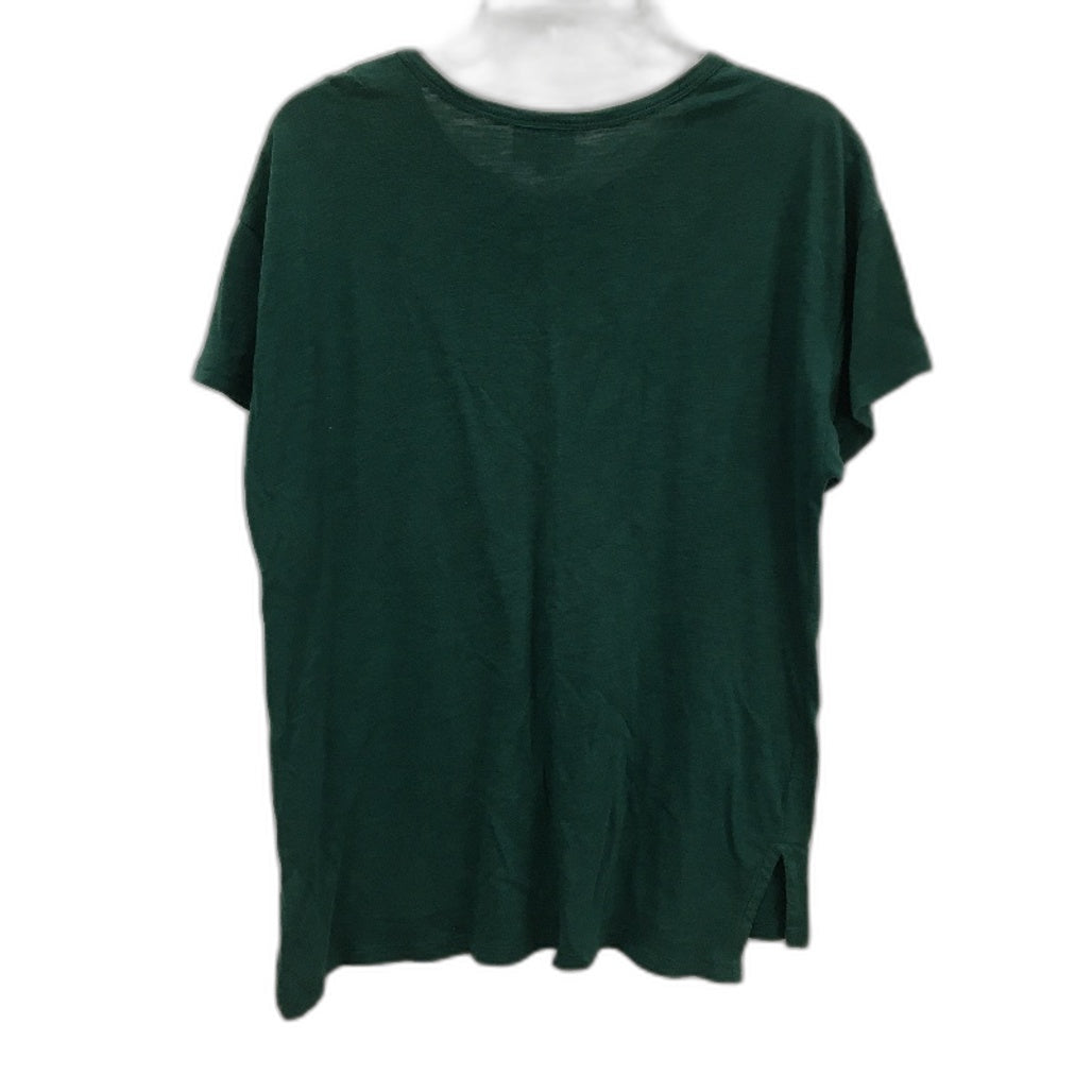 Seed Heritage Cotton Modal Sport Forest Green Basic Cotton T-Shirt Ladies XS