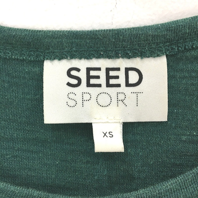 Seed Heritage Cotton Modal Sport Forest Green Basic Cotton T-Shirt Ladies XS