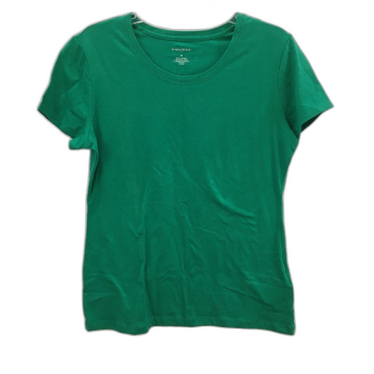 Banana Republic Cotton Blend Bright Green Basic Cotton T-Shirt Ladies M