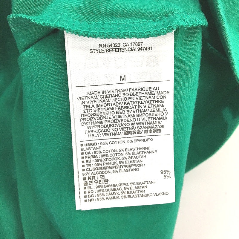 Banana Republic Cotton Blend Bright Green Basic Cotton T-Shirt Ladies M