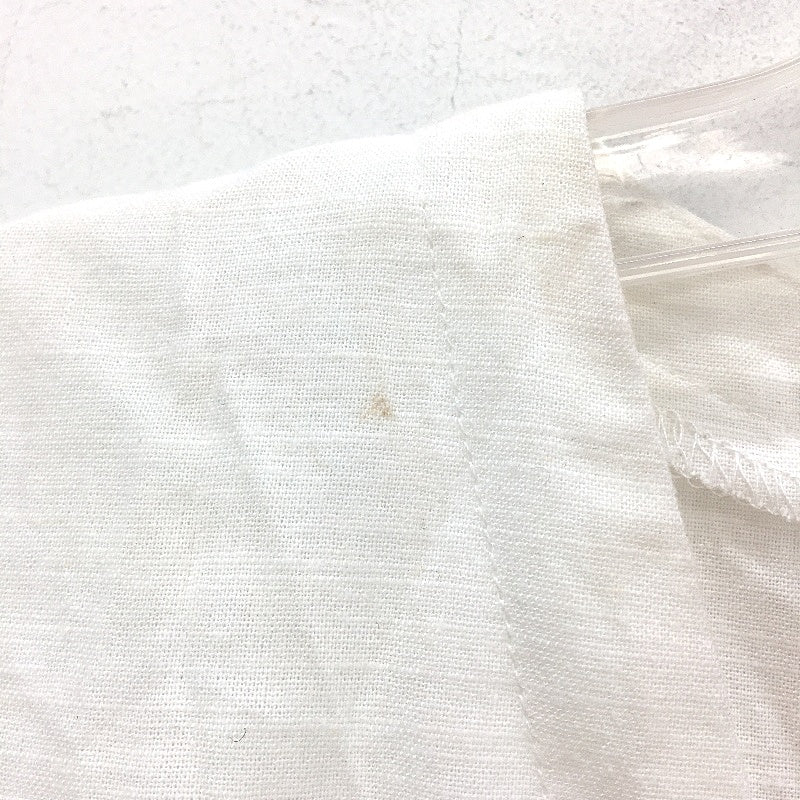 Alice In The Eve White Billie Linen Blend Kimono Tie Up Top Ladies Size S NEW