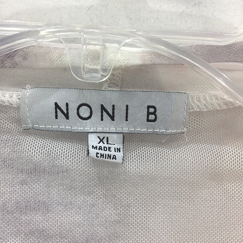 Noni B Sheer Lightweight 3/4 Sleeve Drape Cardigan Stretch Top Ladies Size XL