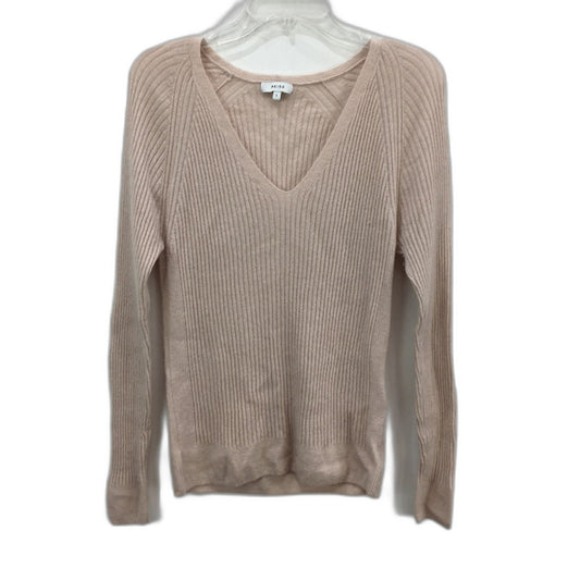 Reiss Beige Alpaca Wool Blend Knit Style Lightweight Sweater Top Ladies Size L