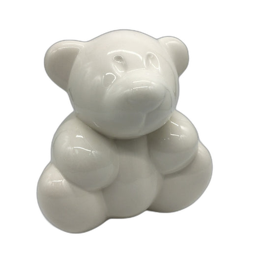 Royal Boch Belgium Large Ivory White Fast Effection Bear Porcelain Figurine NEW