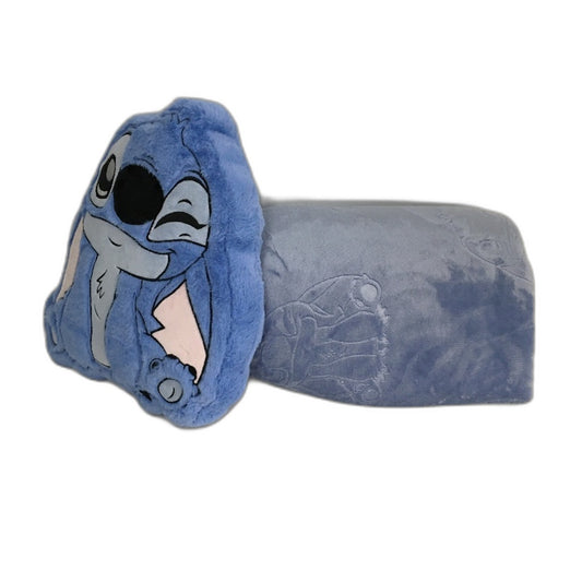 Lilo and Stitch Super Soft Throw Blanket and Plush Character Pillow Bundle DEMO