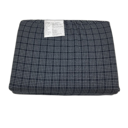 Target Boston Check Blue Nights Australian Cotton Quilt Cover Set QUEEN NEW