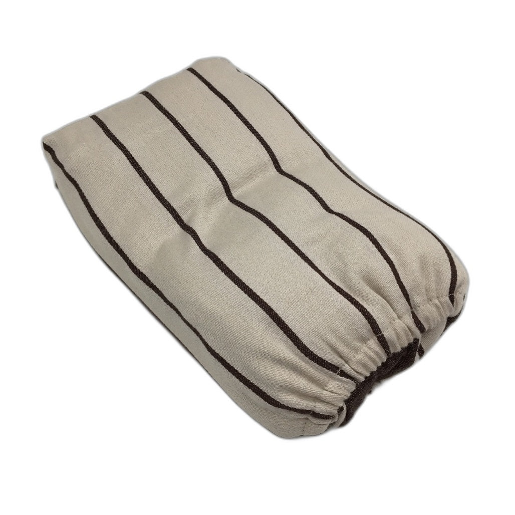 2 Pack Rayne Brown Stripe Standard Rectangle Cotton Pillowcases 40x73cm NEW