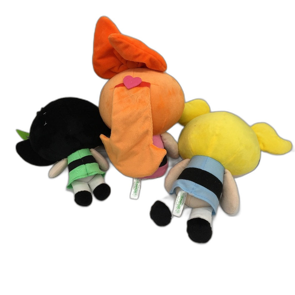 Powerpuff Girls 3 Pack Bundle Blossom Bubbles Buttercup With Sunglasses NEW