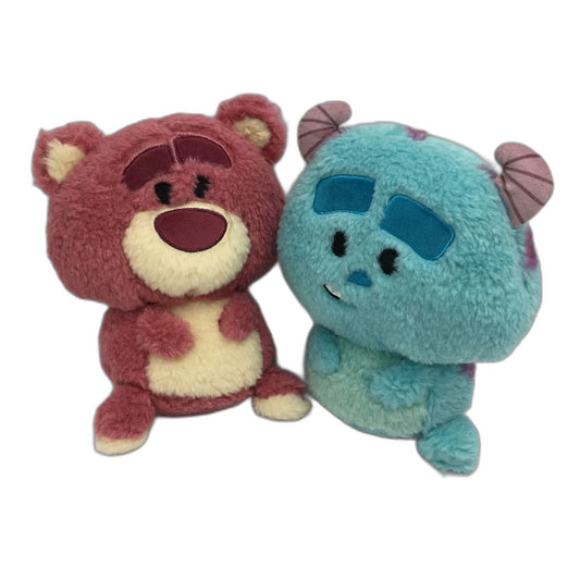 Disney Lotso Bear & Sully 2 Pack Bundle Super Soft Cuddly Plush Toys Plushie NEW