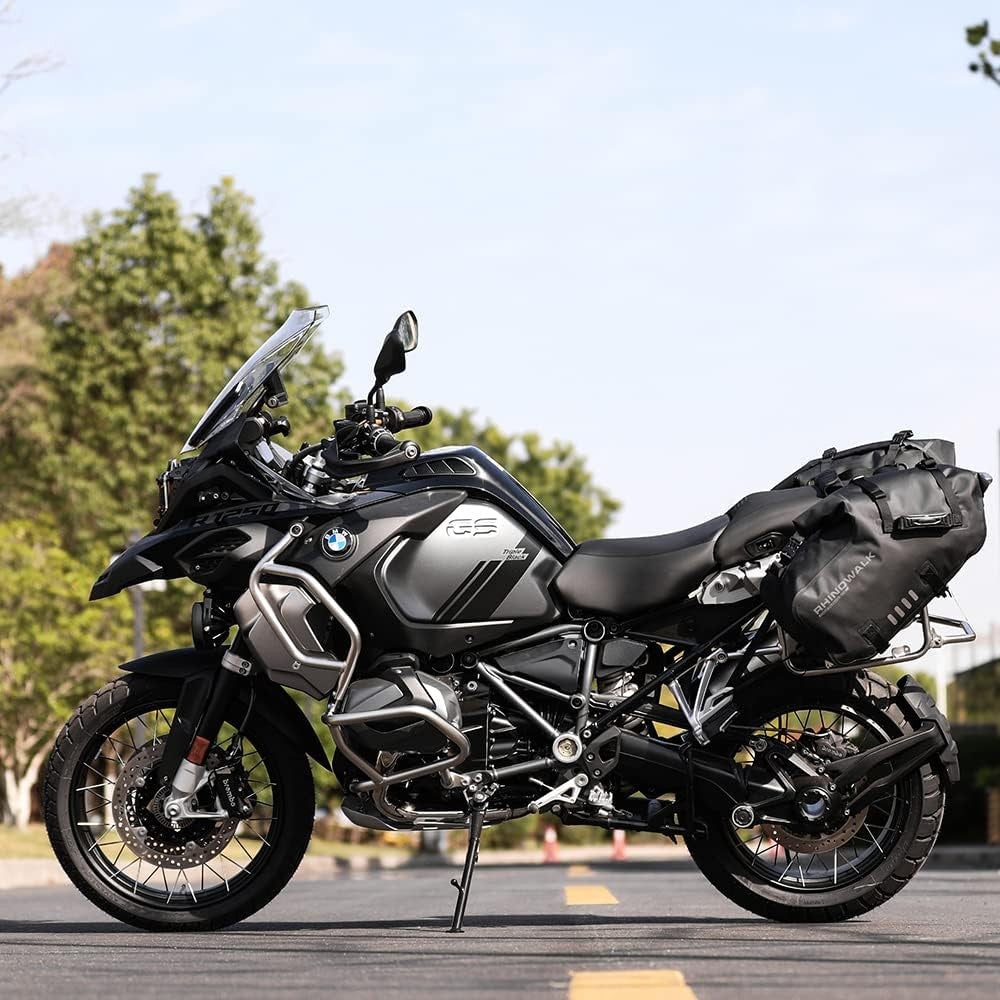 Rhinowalk MT1448 Waterproof Motorcycle Saddle Bags 48L Black Online AU DEMO