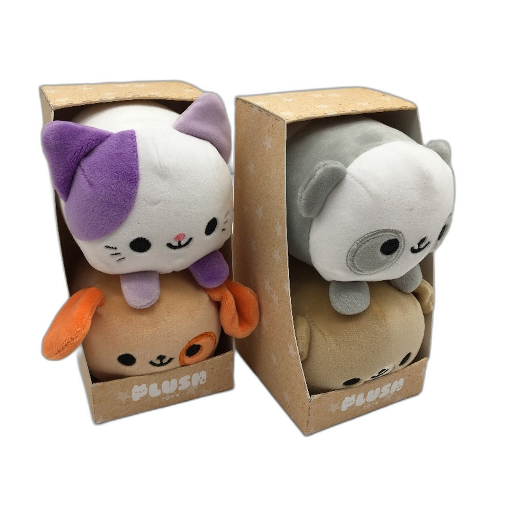 Mini Plush Toy 2x 2 Pack Bundle Super Soft Magnetic Animal Palm Pal Plushies NEW